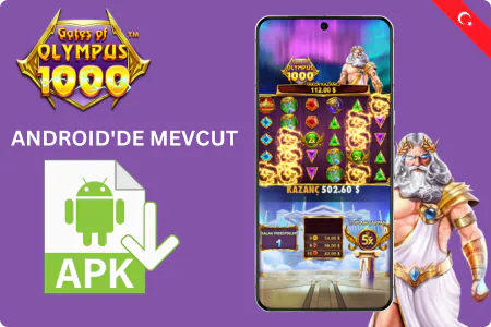 Android'de Mevcut Gates of Olympus 1000